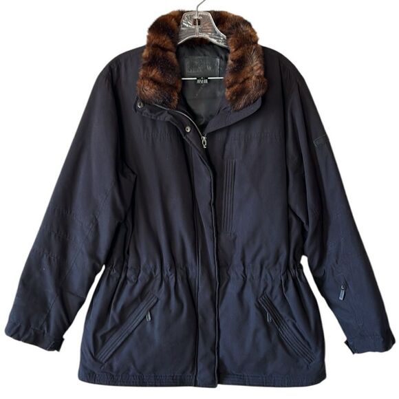 Ralph Lauren Black Winter Coat - Picture 1 of 9